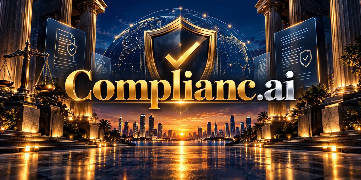 Complianc.ai brand image, representing AI for regulatory compliance