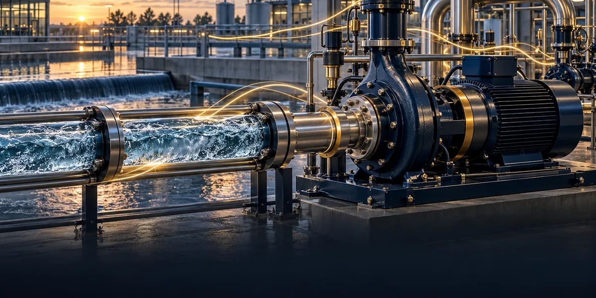 A precision industrial pump in a clean engineering facility